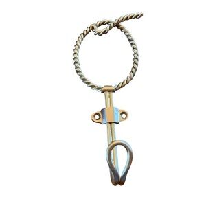 Anthropologie Bryn Monogram O Golden Hook